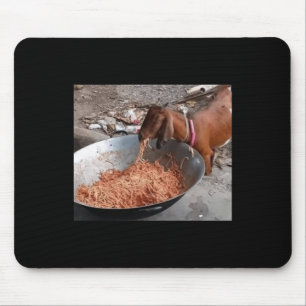 Tapis De Souris Sticker Spaghetti pour manger des chèvres