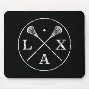 Tapis De Souris Sticks de crosse Emblem I Tee pour les joueurs LAX