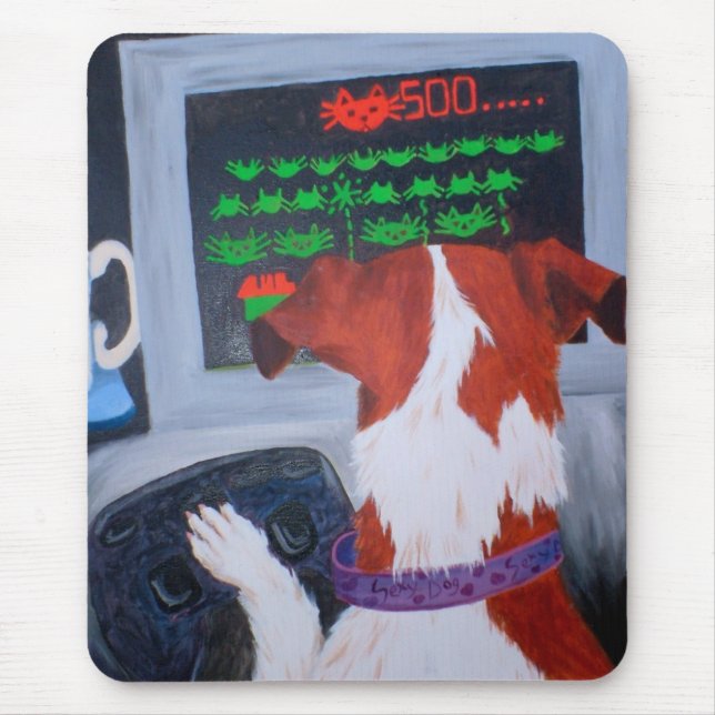 Tapis De Souris Stimulation mentale du besoin de Jack Russells (Devant)