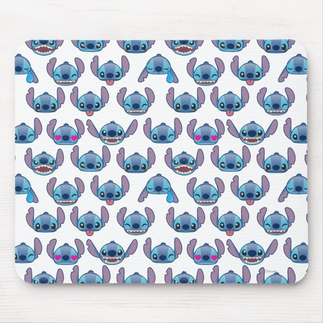 Tapis De Souris Stitch Emoji Motif (Devant)