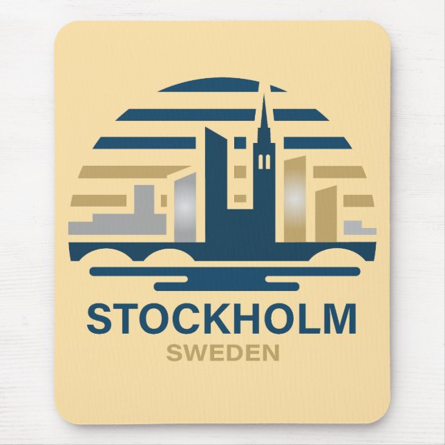Tapis De Souris Stockholm Sweden Europe (Devant)
