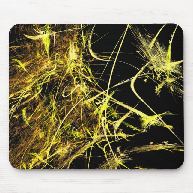 Tapis De Souris Strands d'or fractal (Devant)