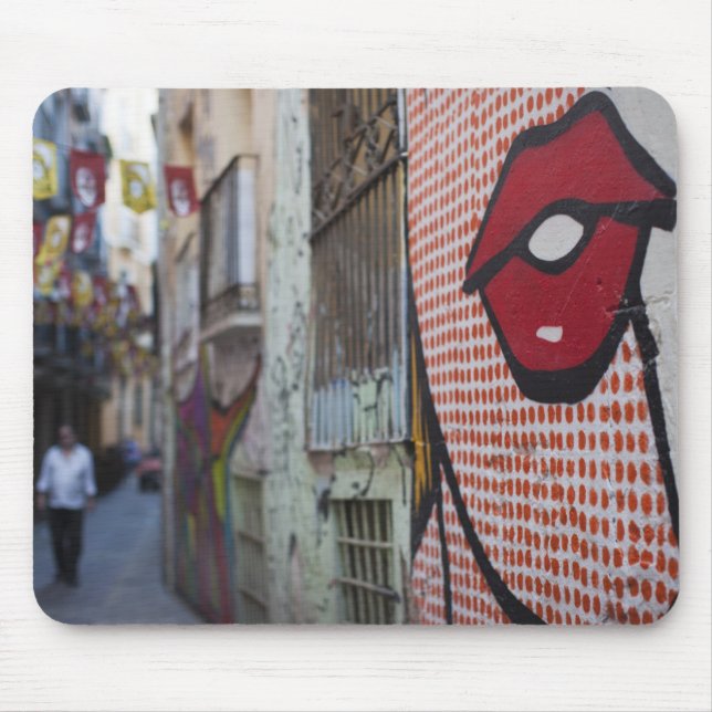 Tapis De Souris Street art sur la rue de la Libertad (Devant)