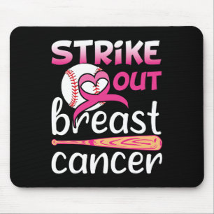 Tapis De Souris Striout Breast Cancer Awareness Baseball Softba