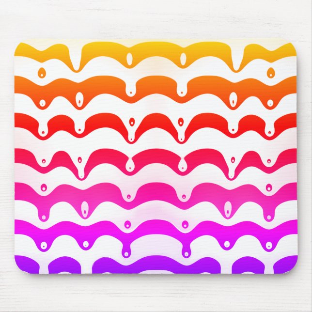 Tapis De Souris Stripes de Jazzy Tropical (Devant)