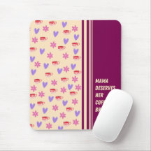 Stripes Feminine Mama Coffee Break Art