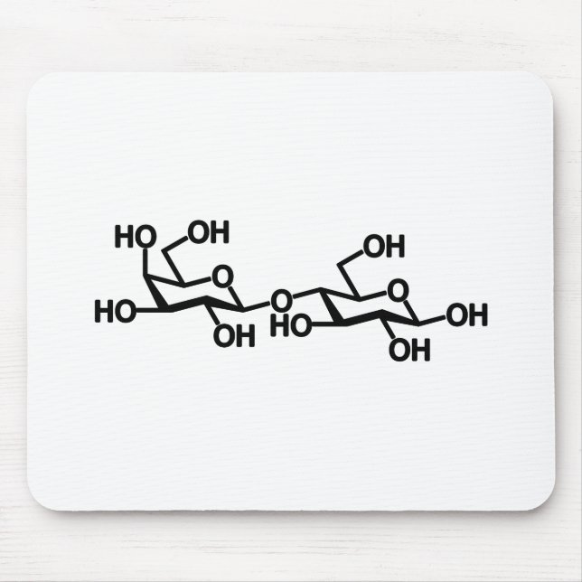 Tapis De Souris Structure du lait lactose (Devant)