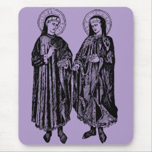 Tapis De Souris Sts. Côme et Damien Saints patrons des soins de sa