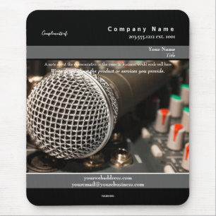 Tapis De Souris Studio d'enregistrement de la carte de souris Prom