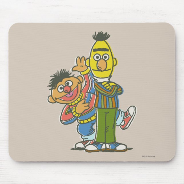 Tapis De Souris Style classique Bert et Ernie (Devant)