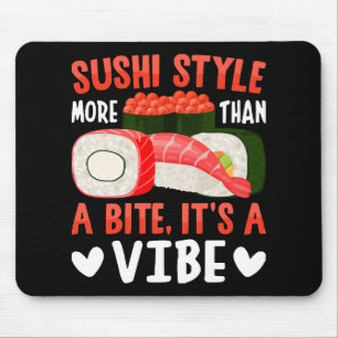 Tapis De Souris Style de sushi plus qu'une bouchée