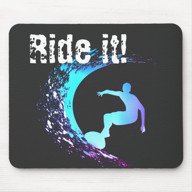Tapis De Souris Style Graffiti Surfer (Devant)