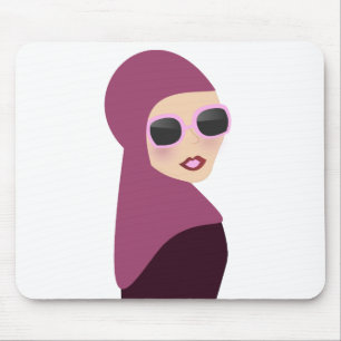 Tapis De Souris Style islamique de dame de hijab de muslima
