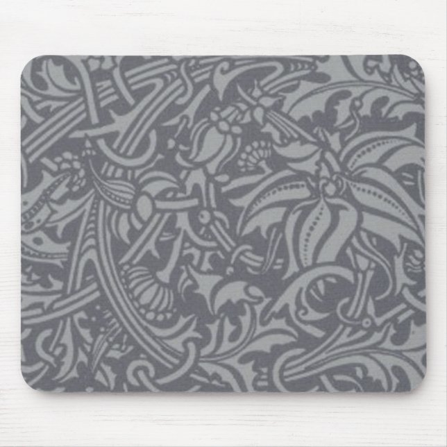 Tapis De Souris Style Scottish Thistle Knot William Morris (Devant)