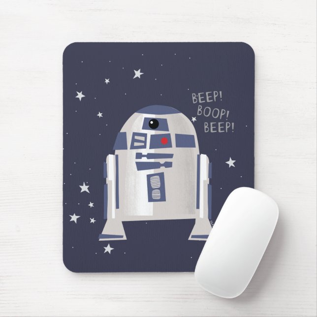 Tapis De Souris Style Storybook R2-D2 - Beep! Bouge ! Bourcez ! (Avec souris)