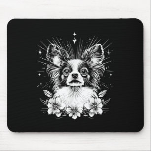 Tapis De Souris Style tatouage Lover Papillon Retro Chien _1