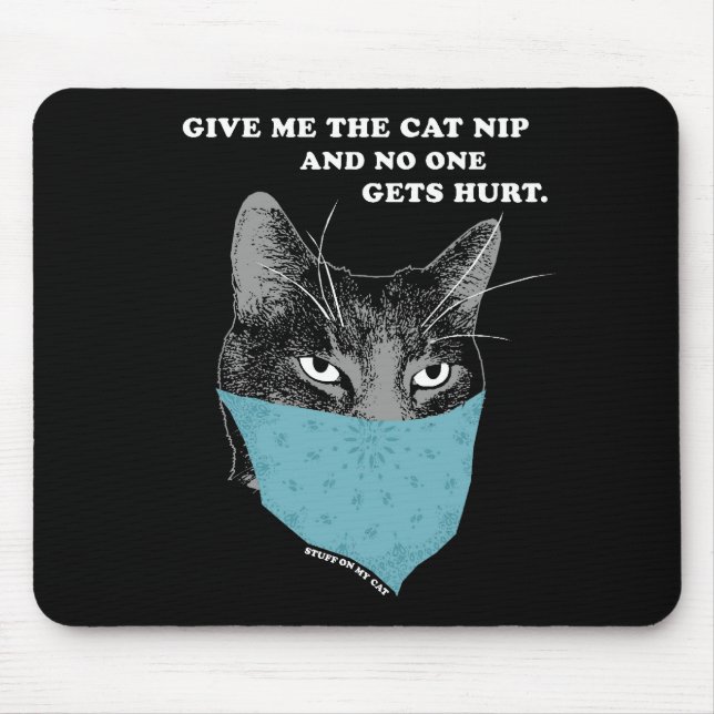 Tapis De Souris substance sur mon chat - mousepad (Devant)