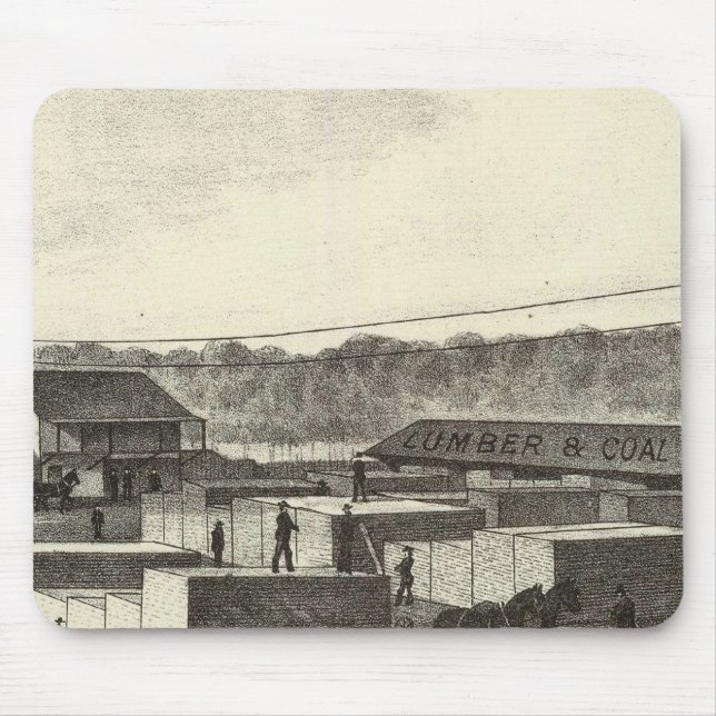 Tapis De Souris Succursale, Princeton Lumber & Improvement Co (Devant)