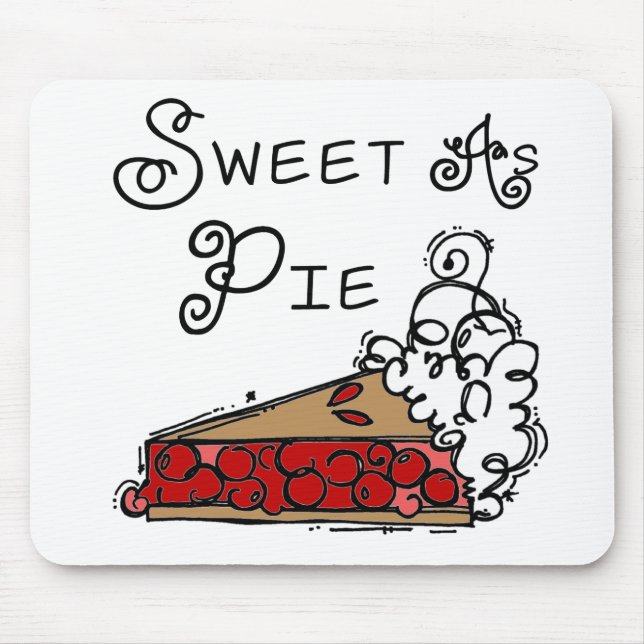 Tapis De Souris Sucre comme tarte (Devant)