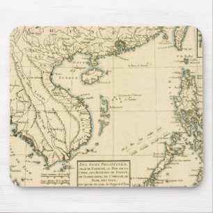 Tapis De Souris Sud de la Chine des Philippines, Formose  