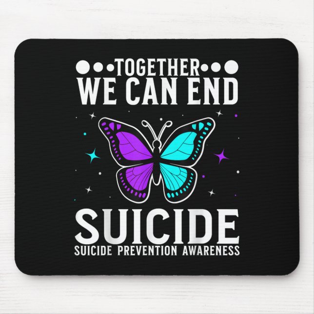 Tapis De Souris Suicide Awareness Suprt Suicide Prevention Awarene (Devant)