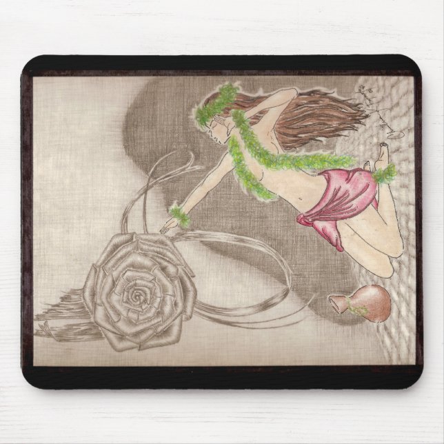 Tapis De Souris . : Suite rose de Hawaïen :. Mousepad (Devant)