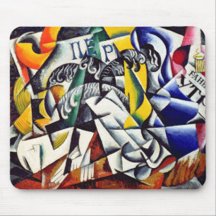 Tapis De Souris Sujet d'un magasin tinctorial