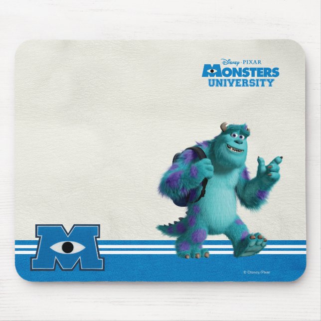 Tapis De Souris Sulley avec sac à dos (Devant)