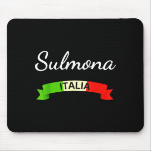 Tapis De Souris Sulmona Italie Drapeau Italia Souvenir Cadeau Corr