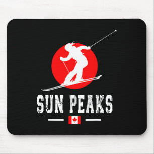 Tapis De Souris Sun Peaks Canada Station de ski Rocky Mountains Ca