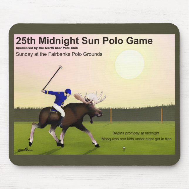 Tapis De Souris Sun Polo de minuit (Devant)