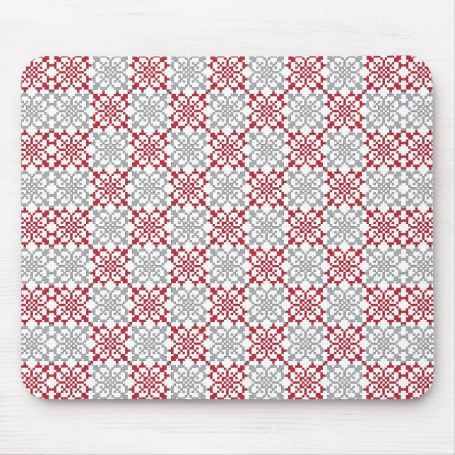 Tapis De Souris SUN traditionnel letton motif géométrique III (Devant)