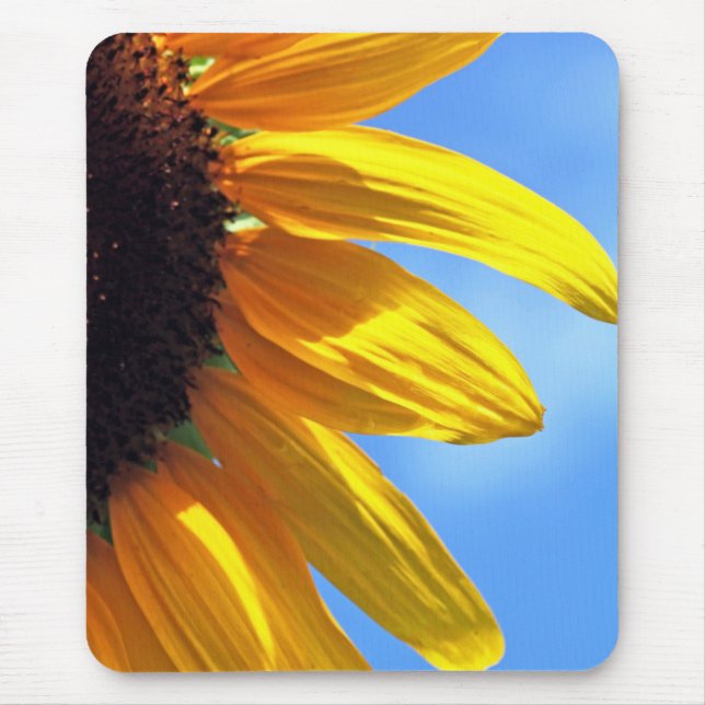 Tapis De Souris Sunflower Blue Sky Mousepad (Devant)