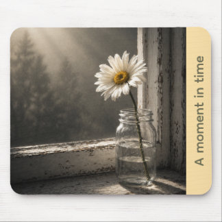 Tapis De Souris Sunlit Daisy “A Moment in Time” Mouse Pad