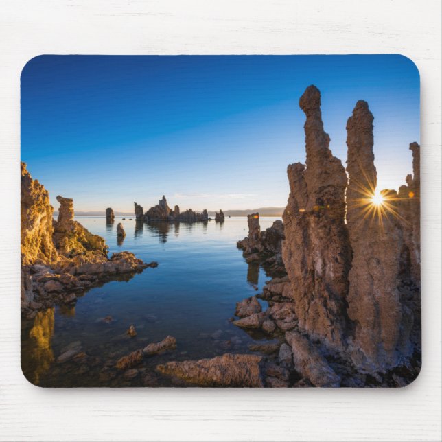 Tapis De Souris Sunrise au lac Mono, Californie (Devant)