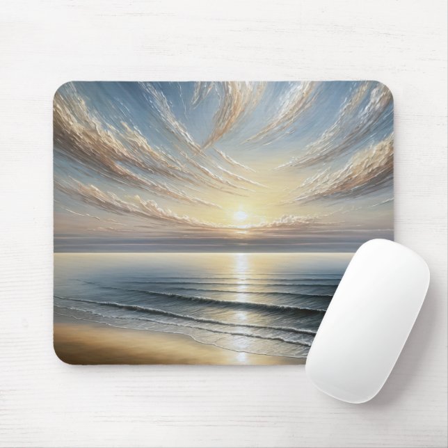 Tapis De Souris Sunrise Océanique (Avec souris)