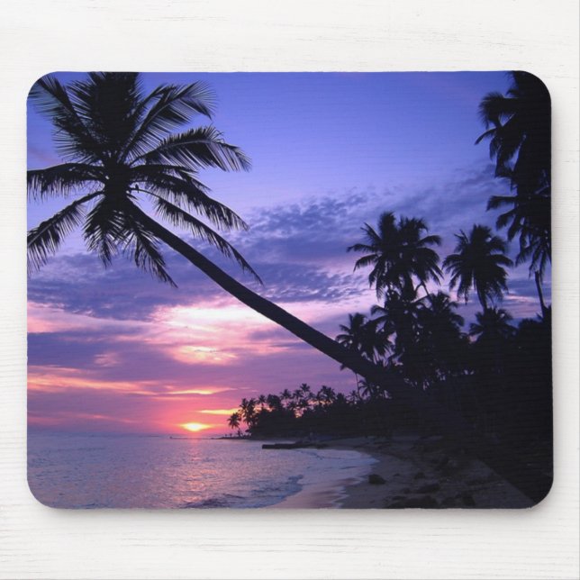 Tapis De Souris Sunset de l'île (Devant)