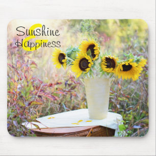Tapis De Souris Sunshine & Bonheur Sunflower