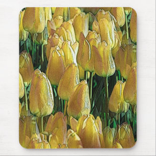 Tapis De Souris Sunshine Yellow Tulips