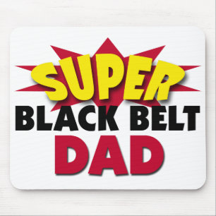 Tapis De Souris Super Black Belt Papa