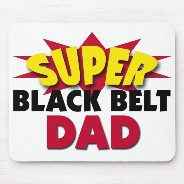 Tapis De Souris Super Black Belt Papa (Devant)