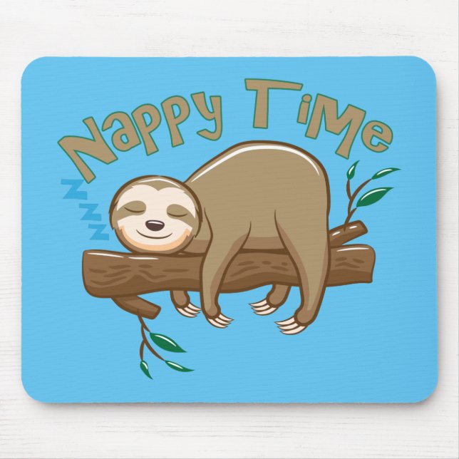 Tapis De Souris Super Delighful Baby Sloth (Devant)