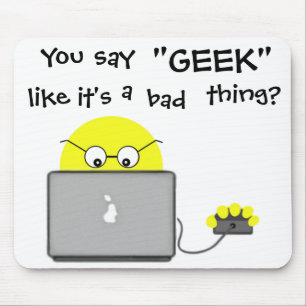 Tapis De Souris Super Geek Tech Computer Mousepad