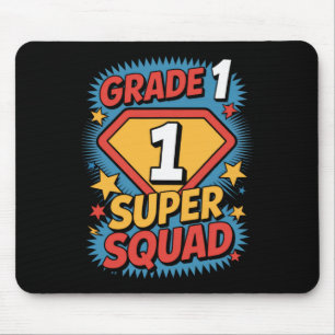 Tapis De Souris Super-héros de première année 1re année Enfants Re