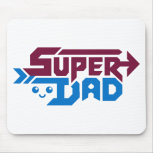 Tapis De Souris Super Papa Joueur Cadeau – Mignon Rétro