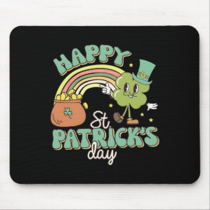 Tapis De Souris Super St Patrick Joyeux Shamrock Trèfle Pour F