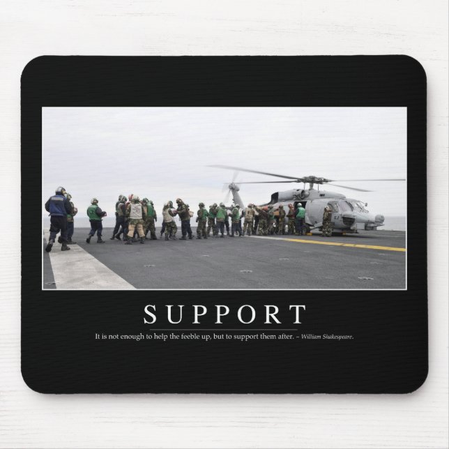 Tapis De Souris Support : Devis Inspirational (Devant)