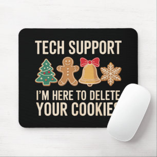 Tapis De Souris Support technique de Noël ici pour supprimer les c