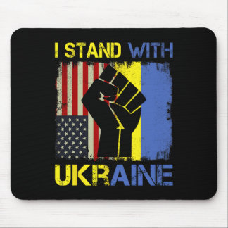 Tapis De Souris Support Ukraine I Stand With Ukraine Ukrainian Fla