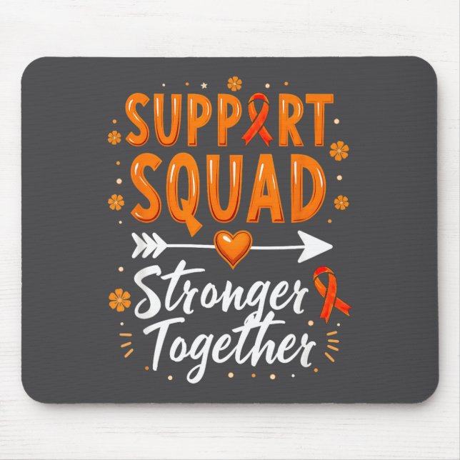Tapis De Souris Suprt Squad Adhd Awareness  (Devant)